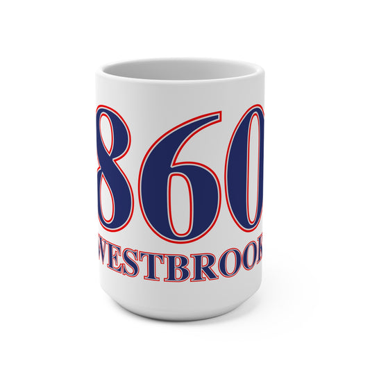 860 Westbrook Red, White & Blue Mug 15oz