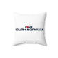 Love South Norwalk Spun Polyester Square Pillow