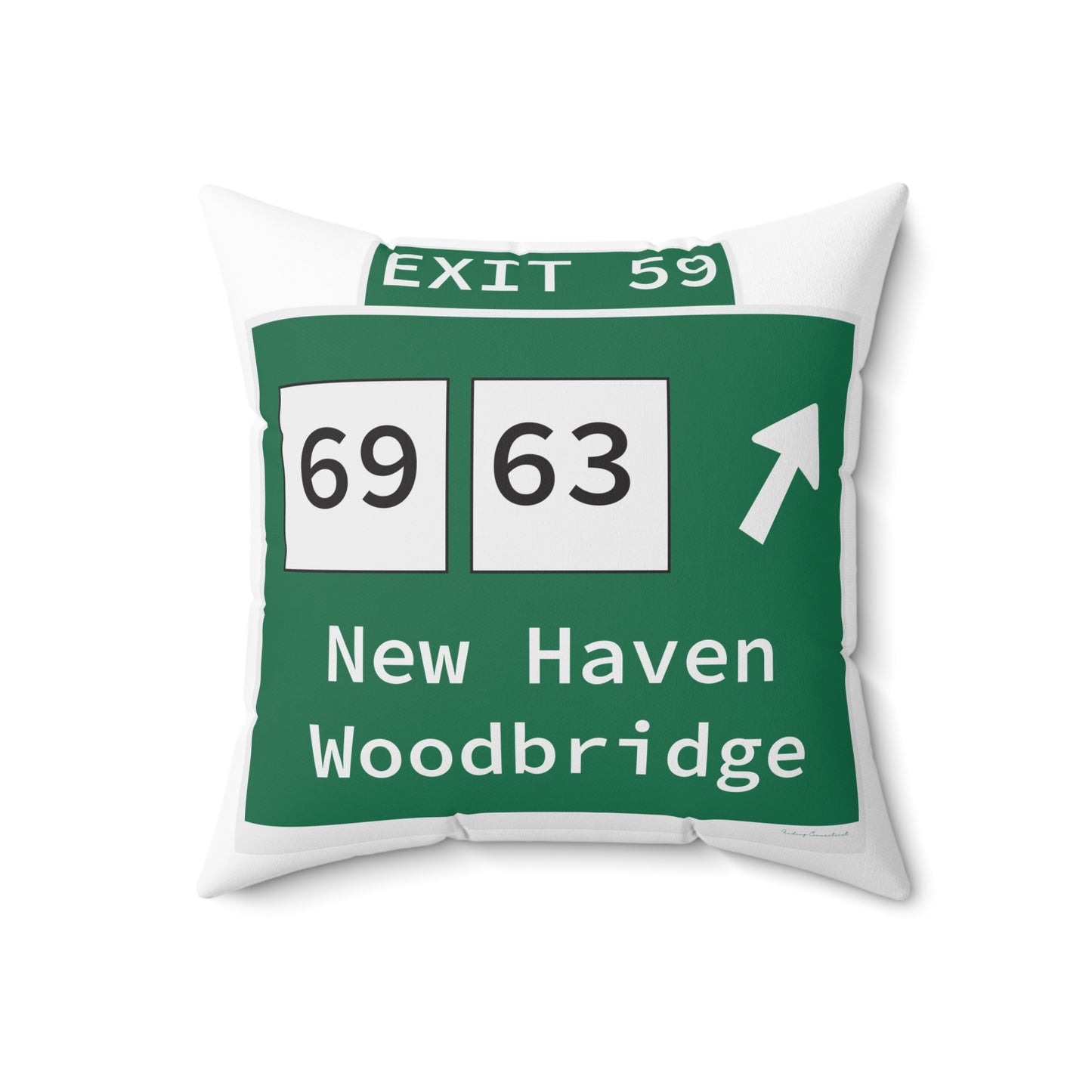 Spun Polyester Square Pillow