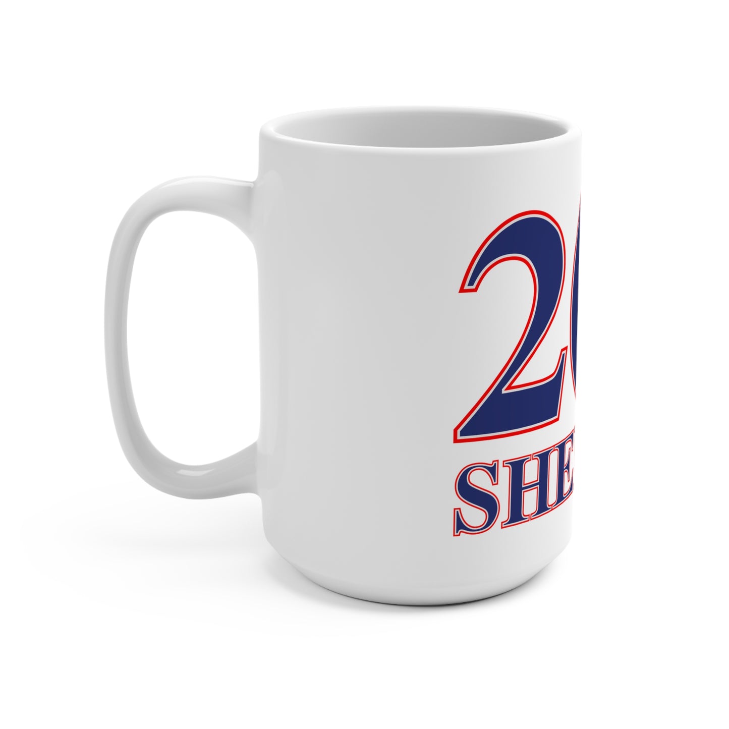 203 Shelton Red White & Blue Mug 15oz