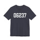 06237 Columbia CT Zip Code Unisex Jersey Short Sleeve T-Shirt