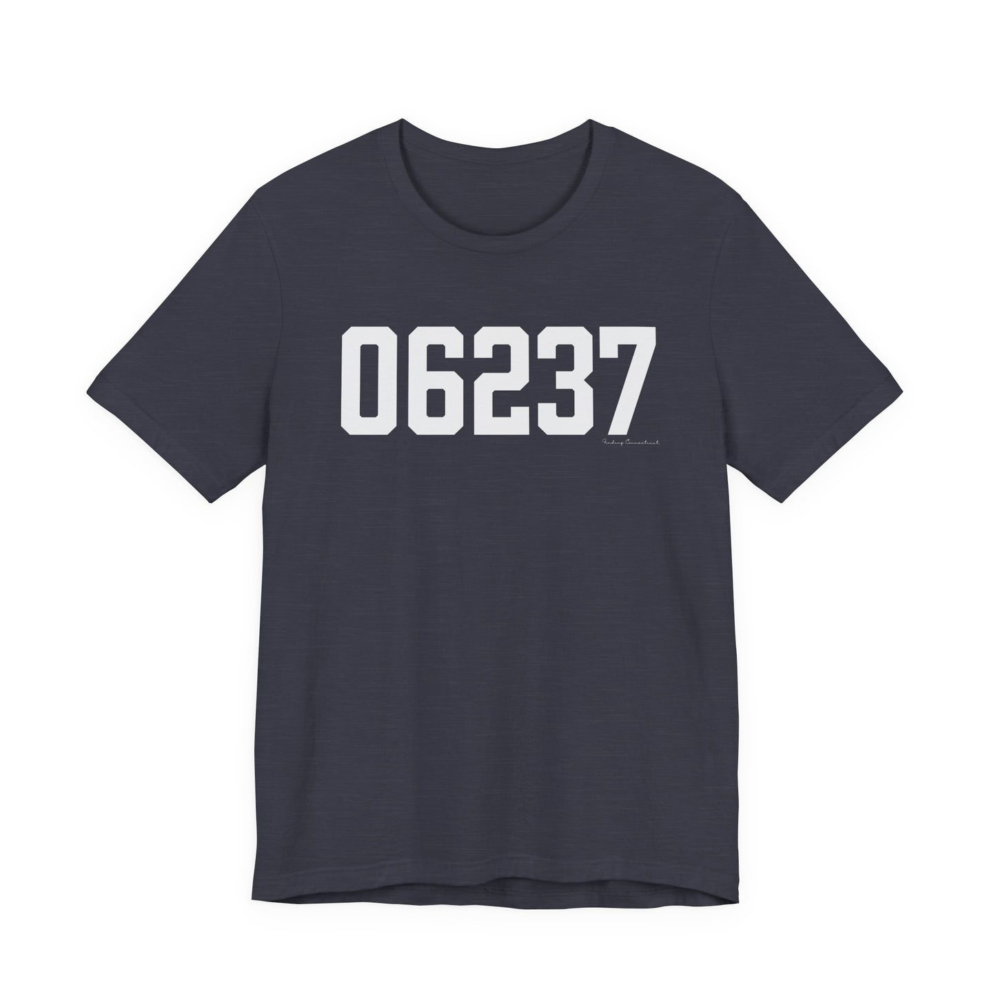 06237 Columbia CT Zip Code Unisex Jersey Short Sleeve T-Shirt