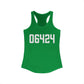 06464 East Hampton CT Zip Code Women's Ideal Racerback Tank Top