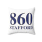 860 Stafford Spun Polyester Square Pillow