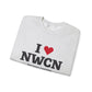 I Heart NWCN Unisex Heavy Blend™ Crewneck Sweatshirt