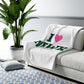 I Heart NRWK Sherpa Fleece Blanket