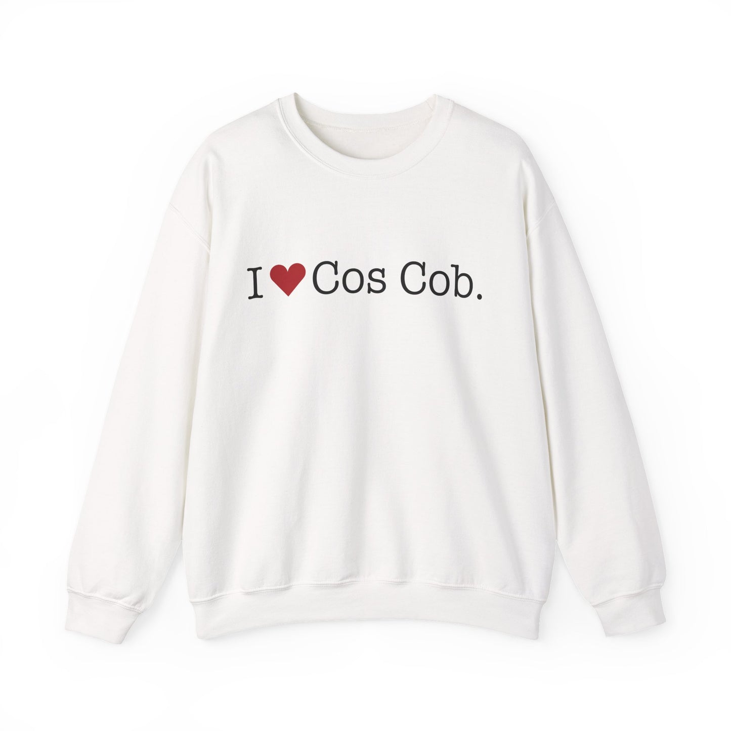 I Heart Cos Cob. Unisex Heavy Blend™ Crewneck Sweatshirt