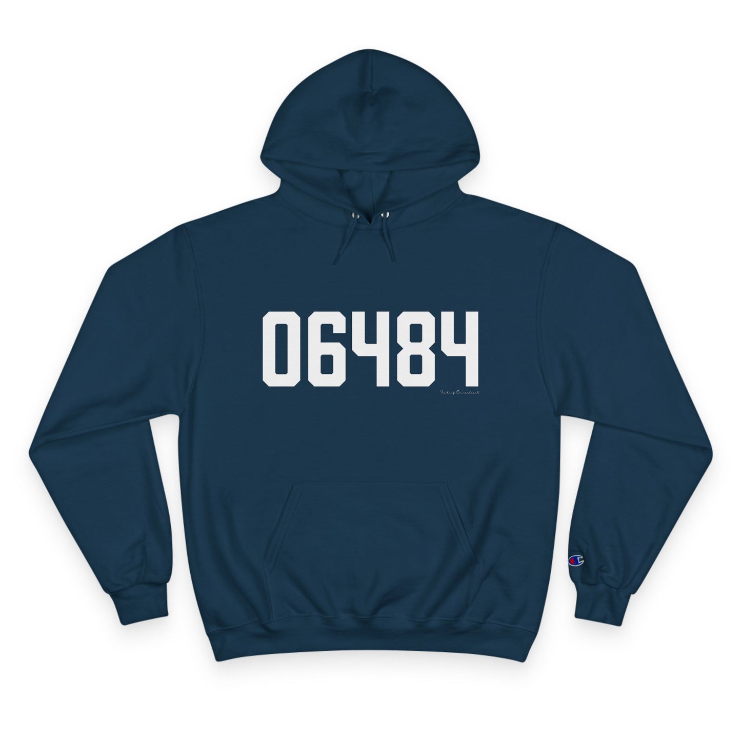06484 Shelton Connecticut Zip Code Champion Hoodie Sweatshirt