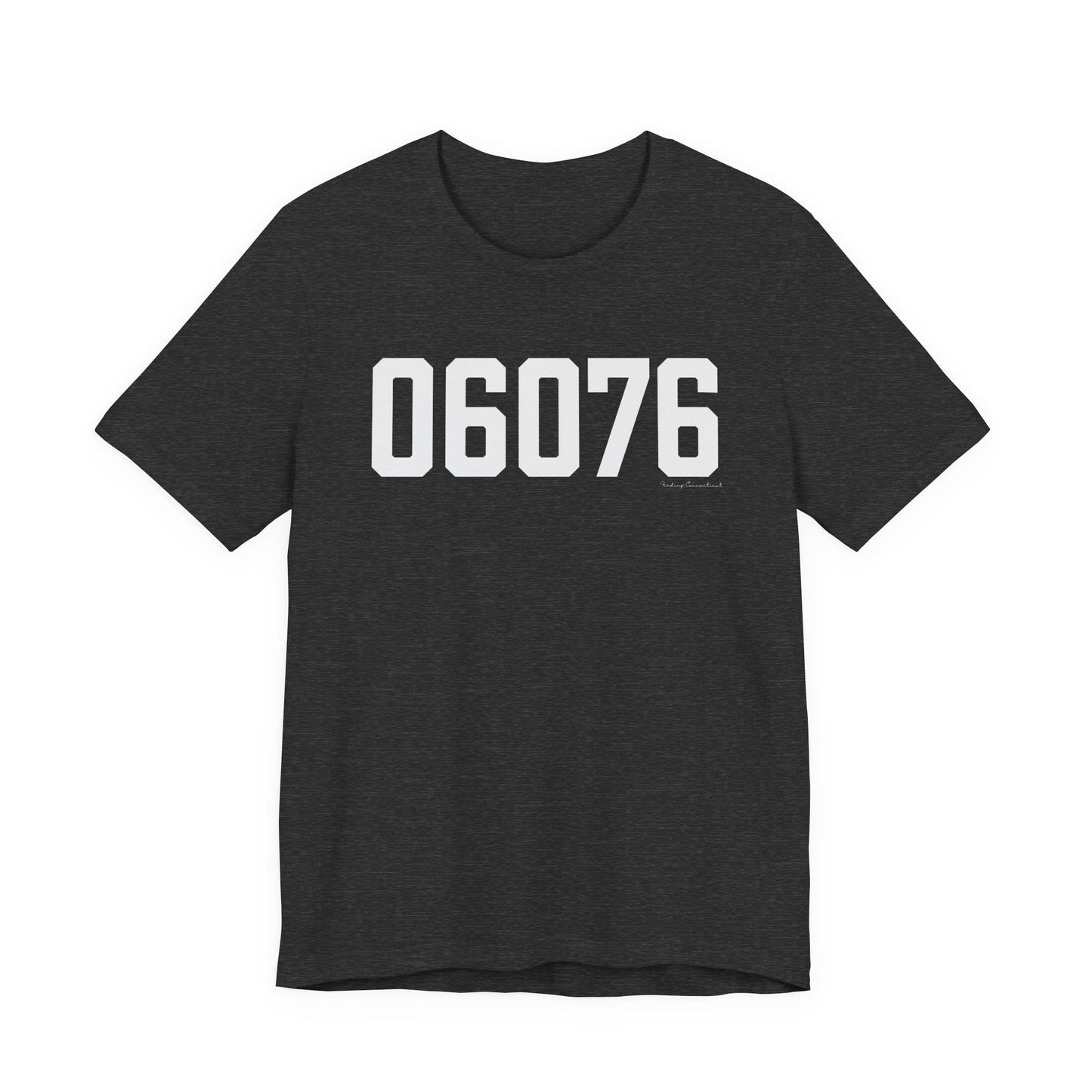 06076 Union CT Zip Code Unisex Jersey Short Sleeve T-Shirt