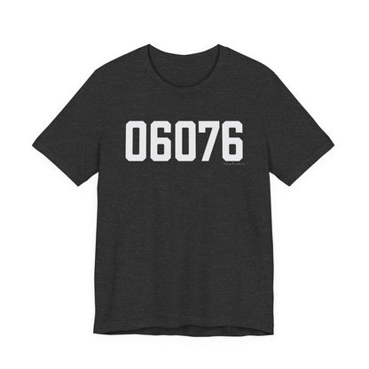 06076 Union CT Zip Code Unisex Jersey Short Sleeve T-Shirt