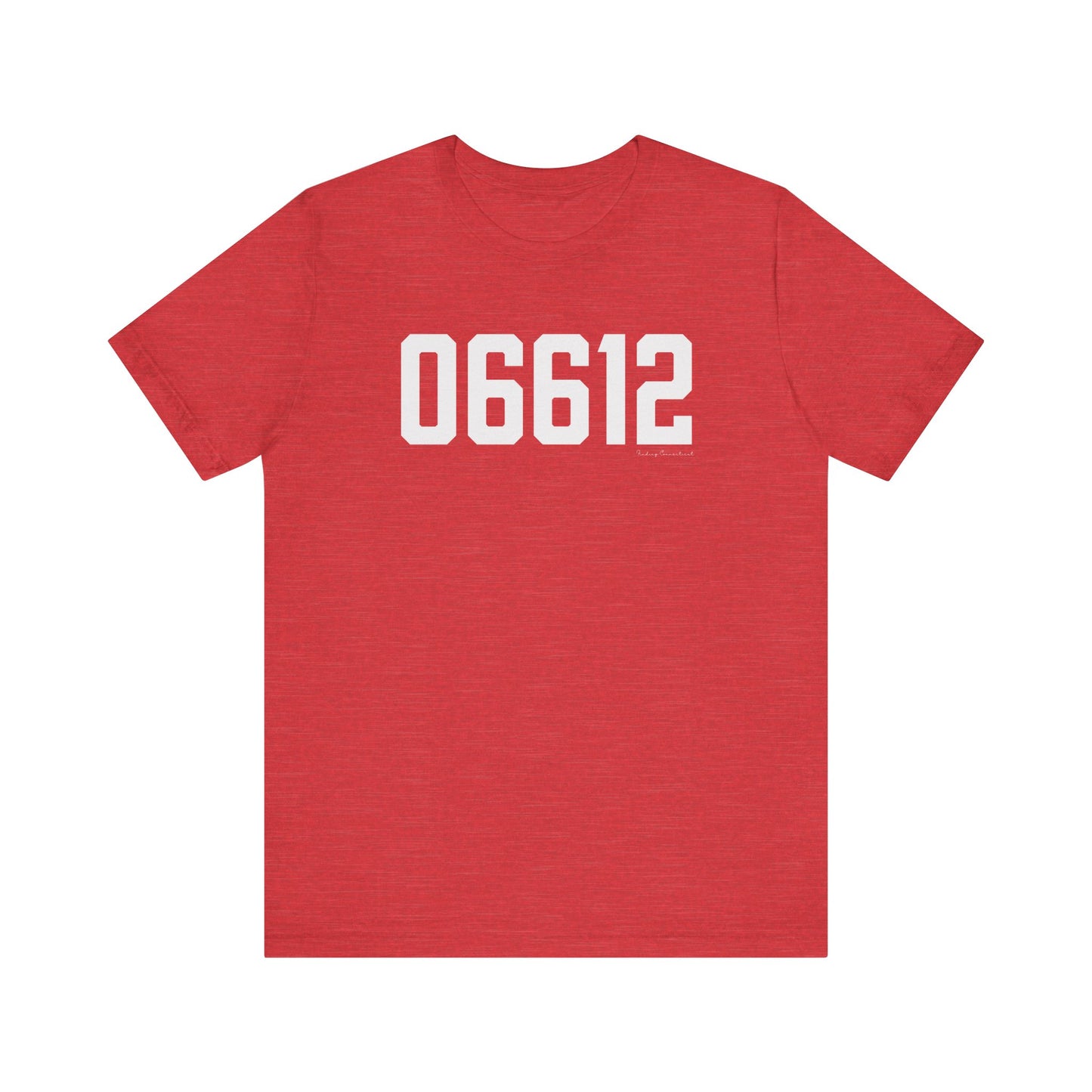 06612 Easton CT Zip Code Unisex Jersey Short Sleeve T-Shirt
