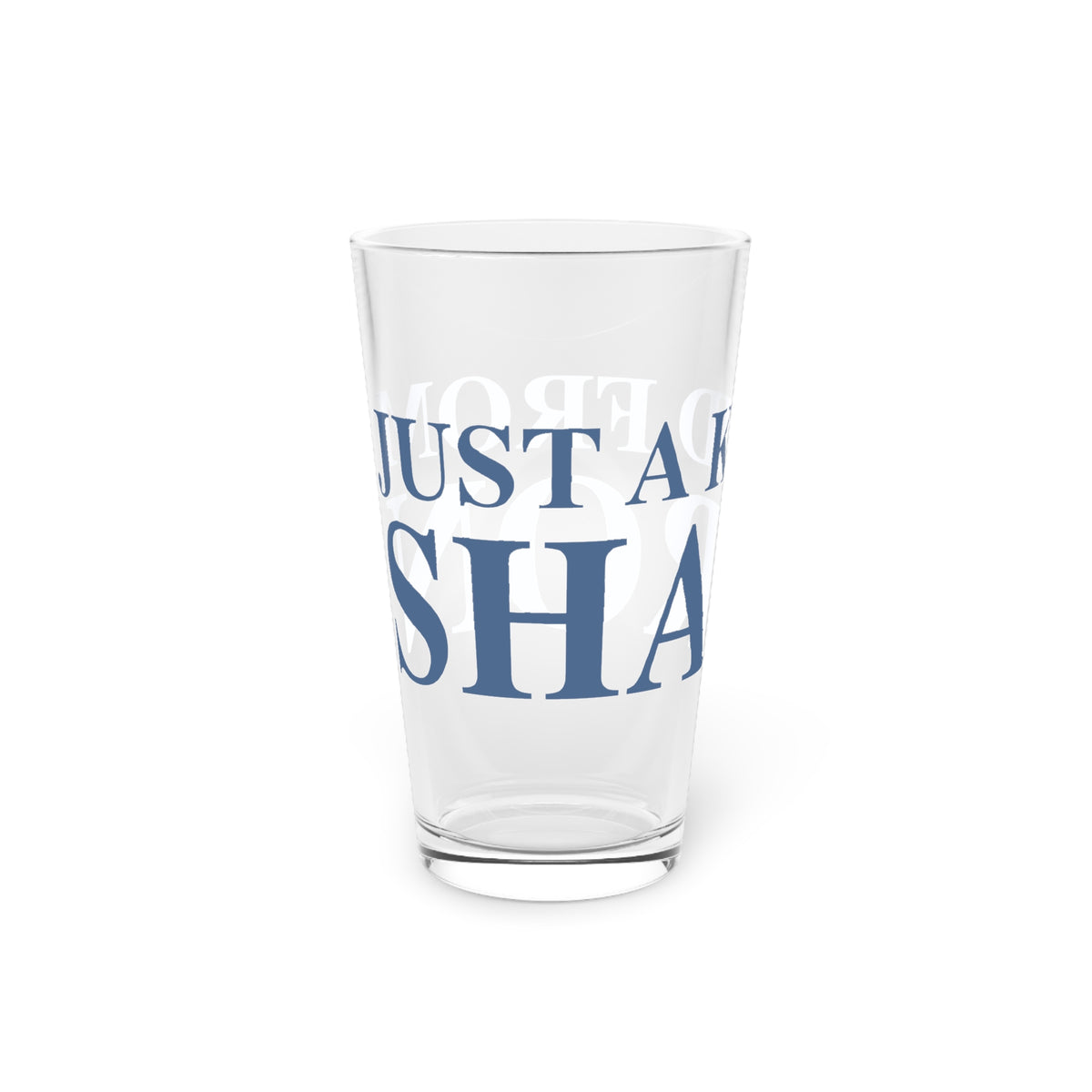 Just a kid from Sharon Pint Glass, 16oz