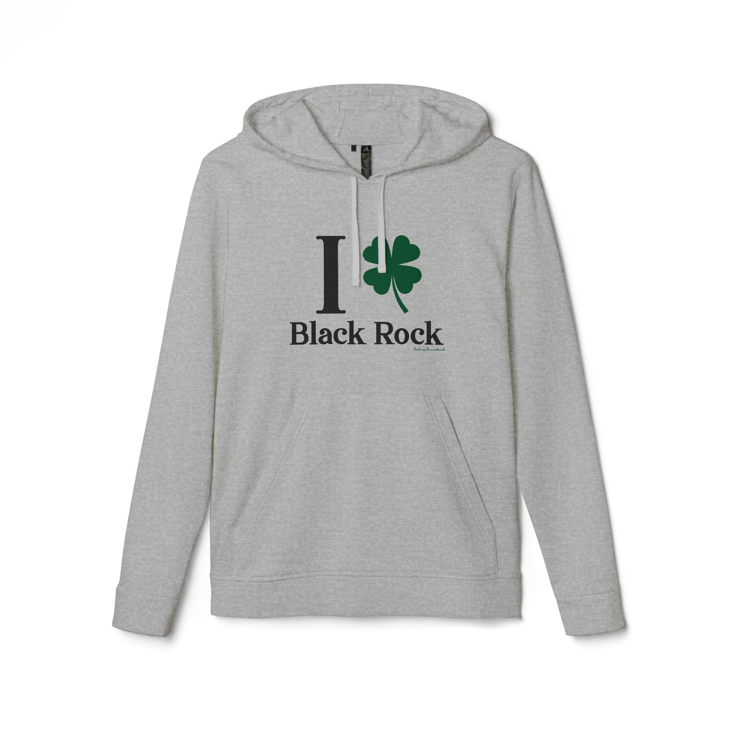 I Clover Black Rock adidas® Unisex Fleece Hoodie