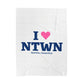 I Heart NTWN Velveteen Plush Blanket