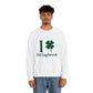 I Clover Old Saybrook Unisex Heavy Blend™ Crewneck Sweatshirt (green)