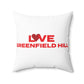 Love Greenfield Hill Spun Polyester Square Pillow