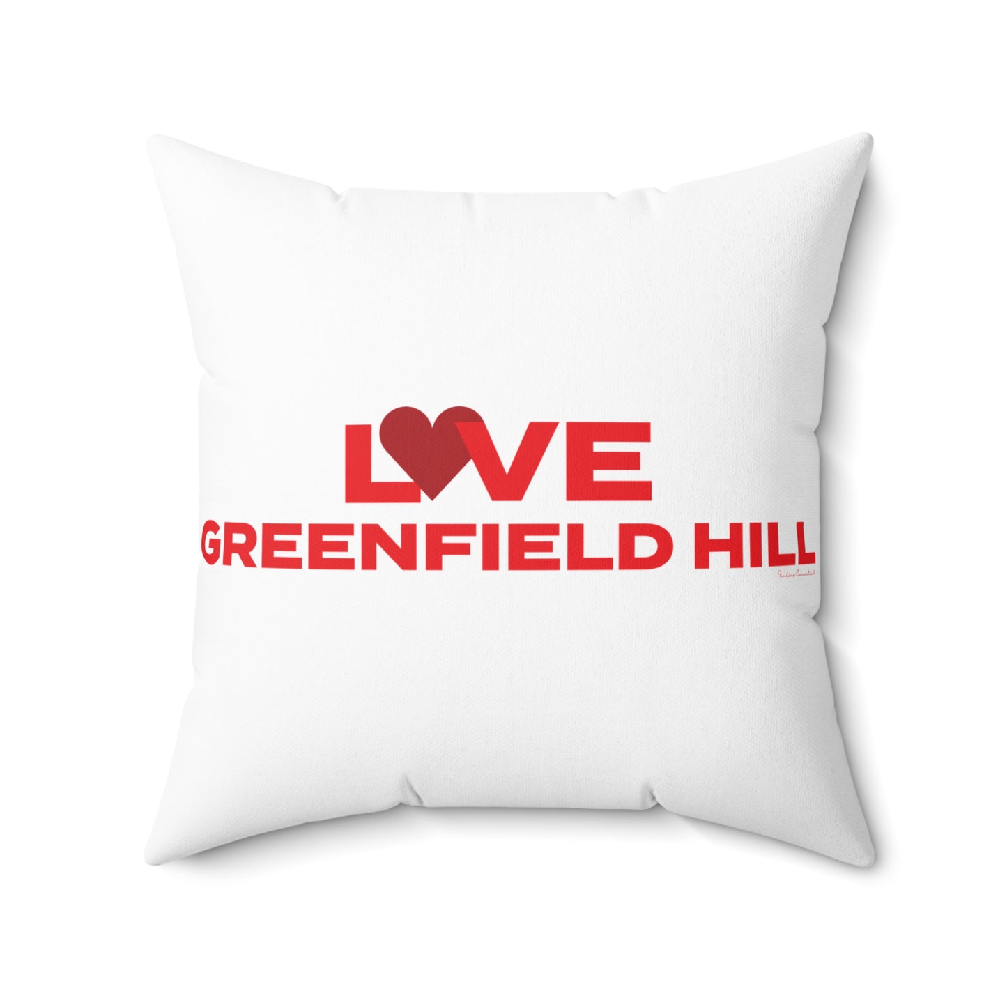 Love Greenfield Hill Spun Polyester Square Pillow