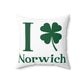 I Clover Norwich Spun Polyester Square Pillow