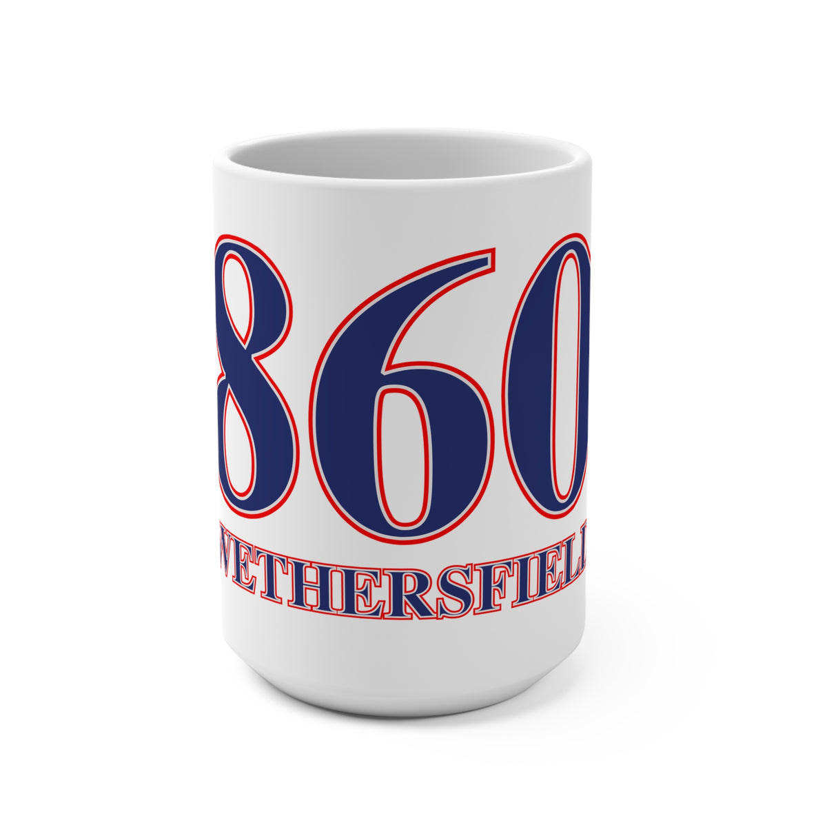 860 Wethersfield Red, White & Blue Mug 15oz