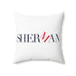 41 Tilt Sherman Spun Polyester Square Pillow