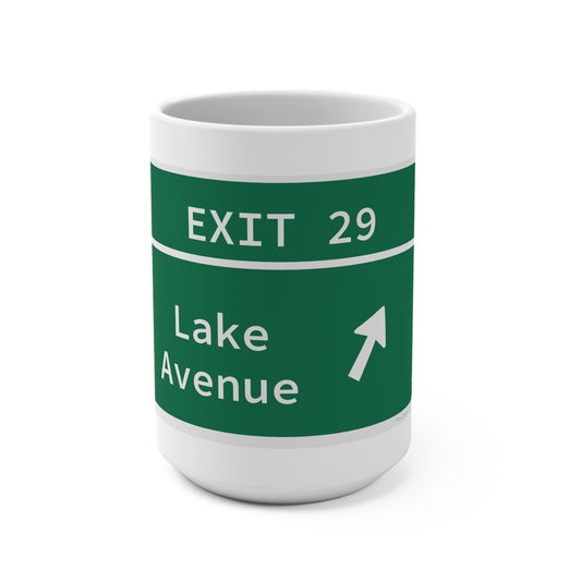 Vintage Merritt Parkway Exit 29 Sign Mug 15oz