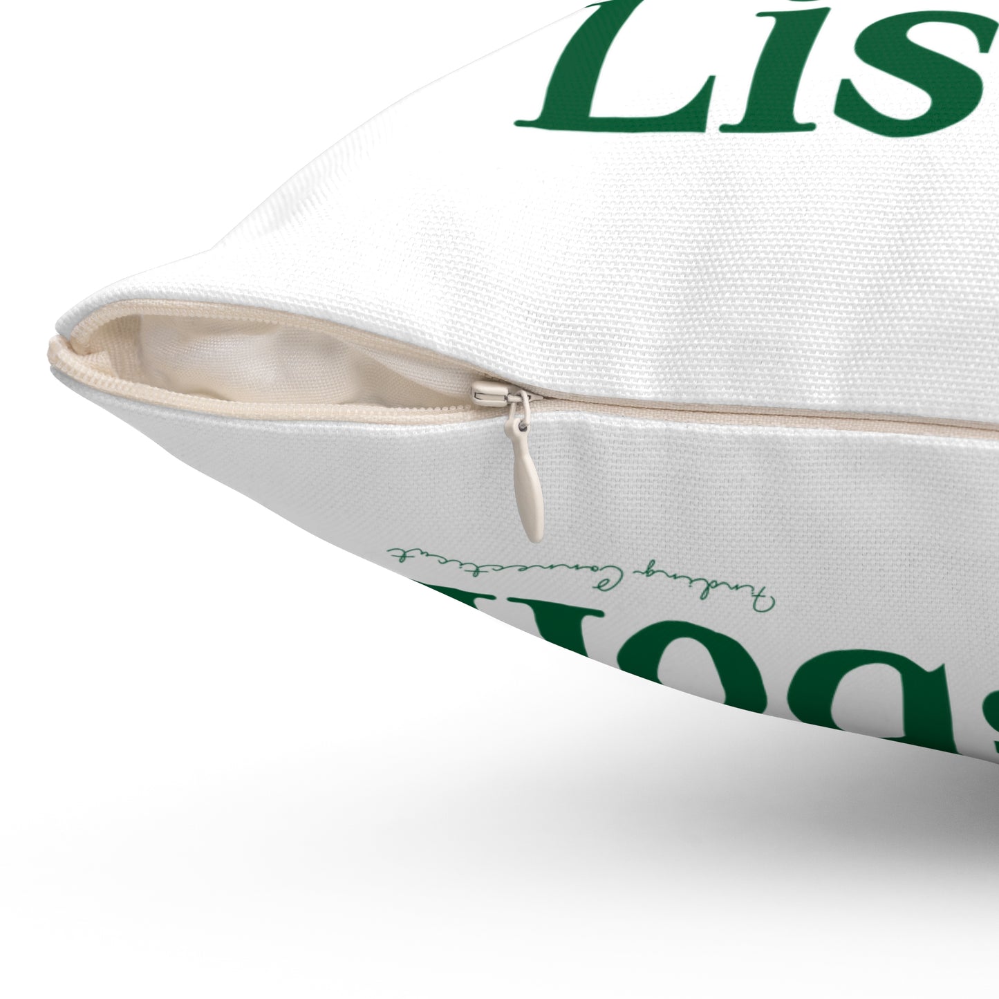 I Clover Lisbon Spun Polyester Square Pillow