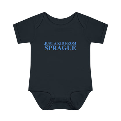 Just a kid from Sprague Infant Baby Rib Bodysuit