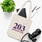 203 Rowayton Red, White & Blue Organic Canvas Tote Bag