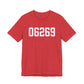 06269 Storrs CT Zip Code  Zip Code Unisex Jersey Short Sleeve T-Shirt