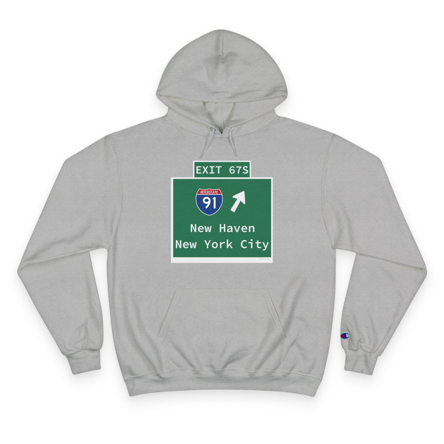 Vintage WCP Exit 67S Sign Champion Hoodie
