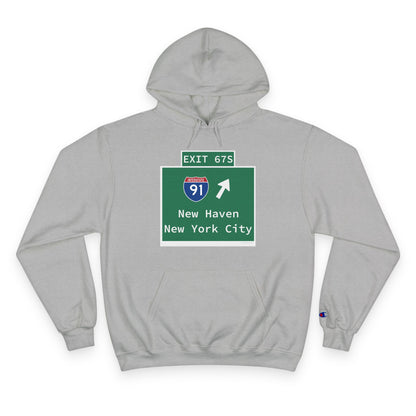 Vintage WCP Exit 67S Sign Champion Hoodie
