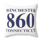 Winchester 860 Connecticut Polyester Square Pillow