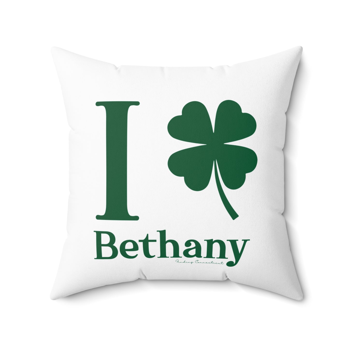 I Clover Bethany Spun Polyester Square Pillow
