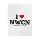 I Heart NWCN Velveteen Plush Blanket