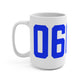 06002 Bloomfield Connecticut Zip Code Mug 15oz