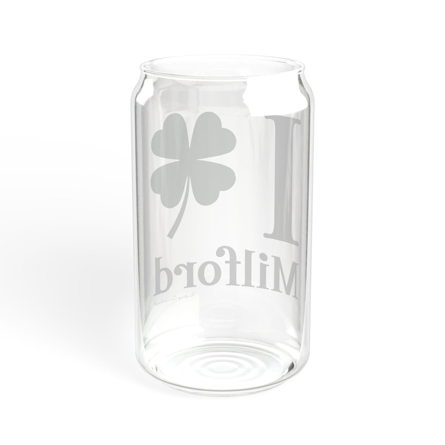 I Clover Milford Sipper Glass, 16oz