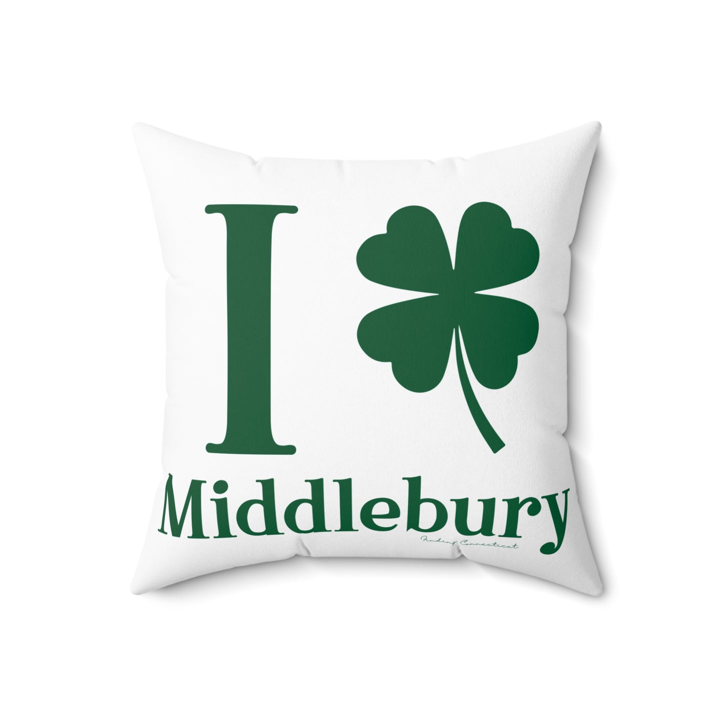 I Clover Middlebury Spun Polyester Square Pillow