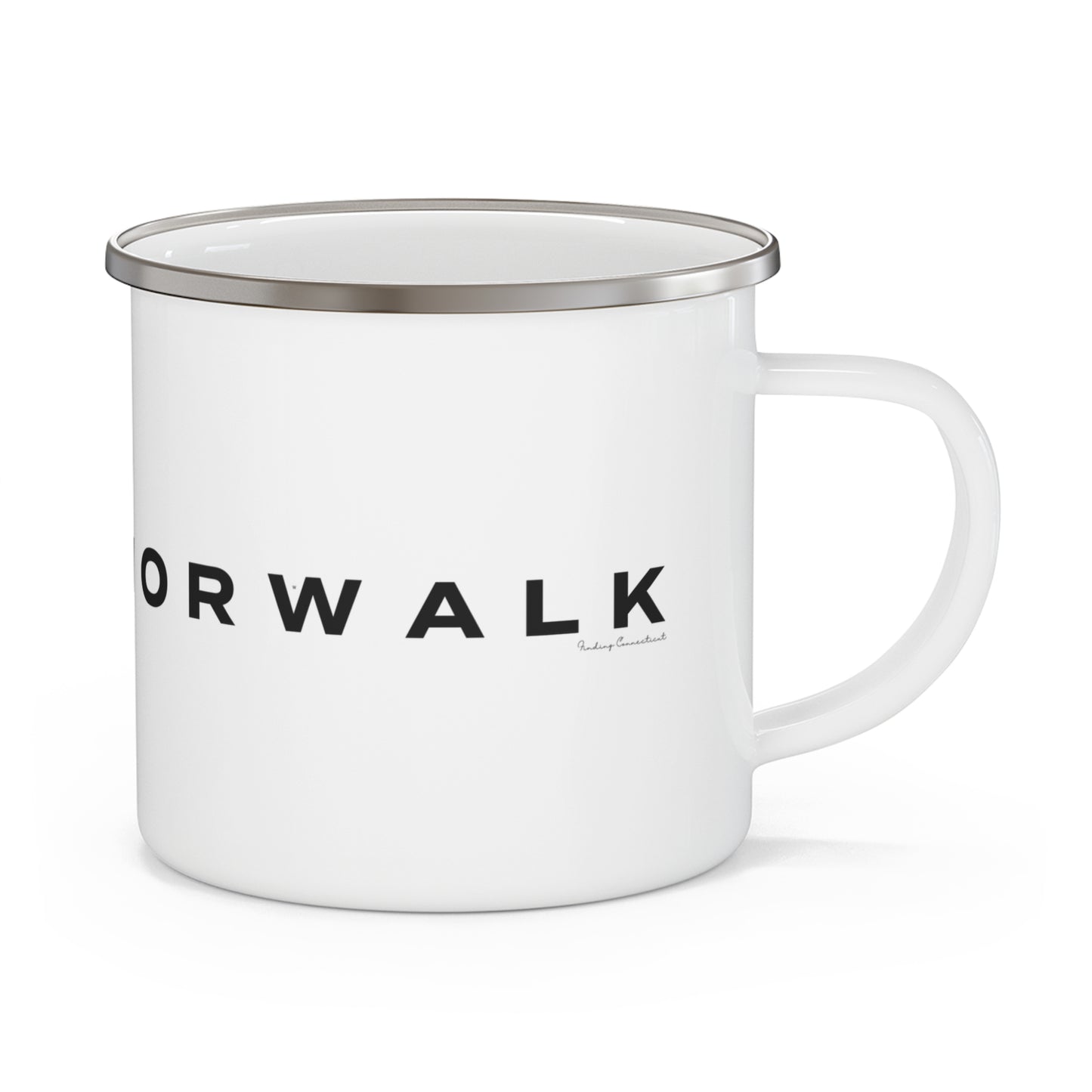 South Norwalk Vision Enamel Camping Mug