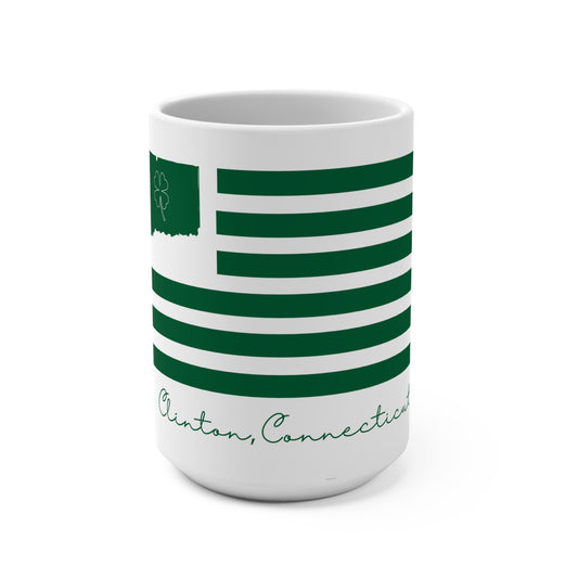 Clinton Connecticut St. Patrick’s Day Flag Mug 15oz