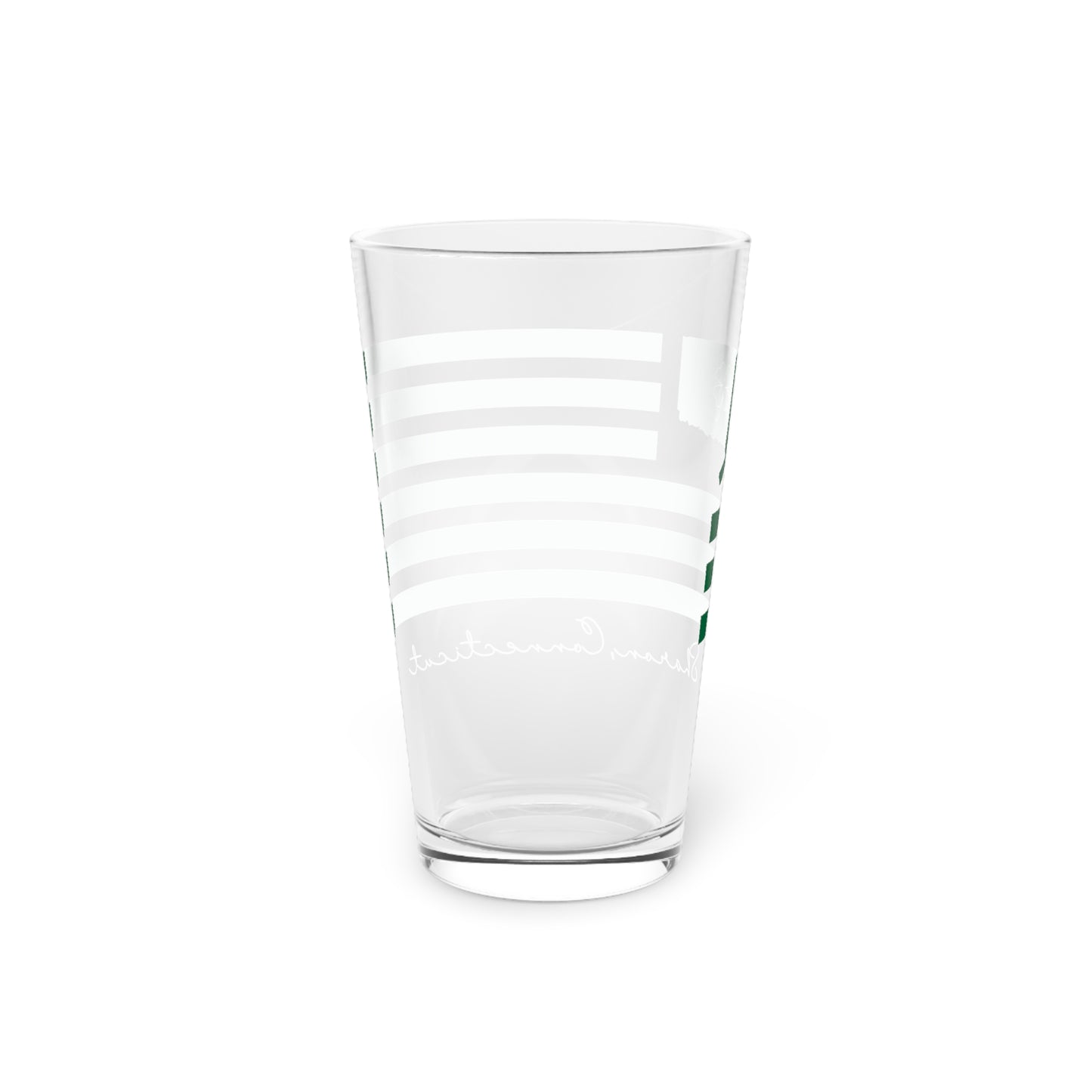 Sharon Connecticut St. Patrick’s Day Flag Pint Glass, 16oz