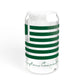 Stonington Connecticut St. Patrick’s Day Flag Sipper Glass, 16oz