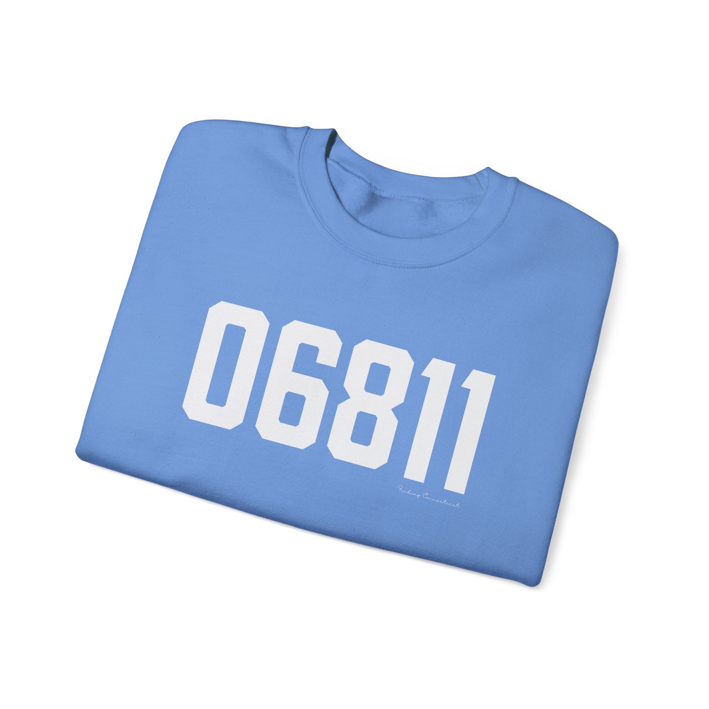 06811 Danbury CT Zip Code Heavy Blend™ Crewneck Sweatshirt