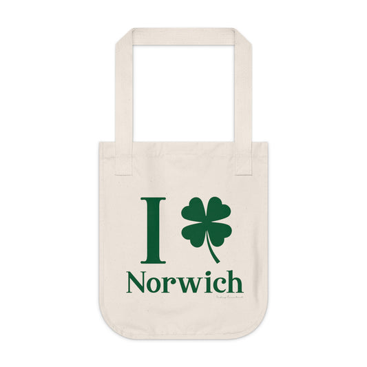 I Clover Norwich Organic Canvas Tote Bag
