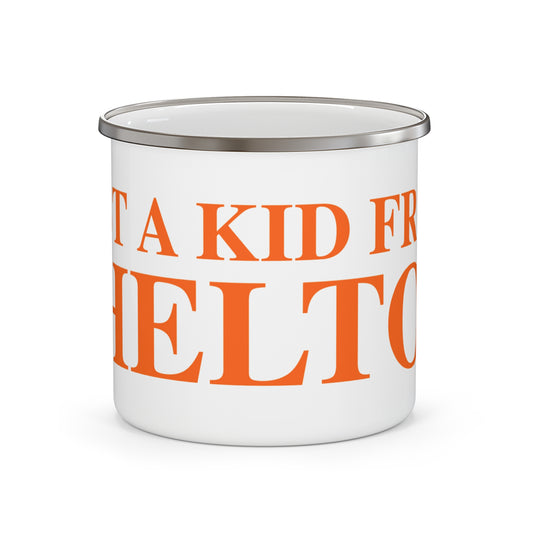 Just a kid from Shelton Enamel Camping Mug