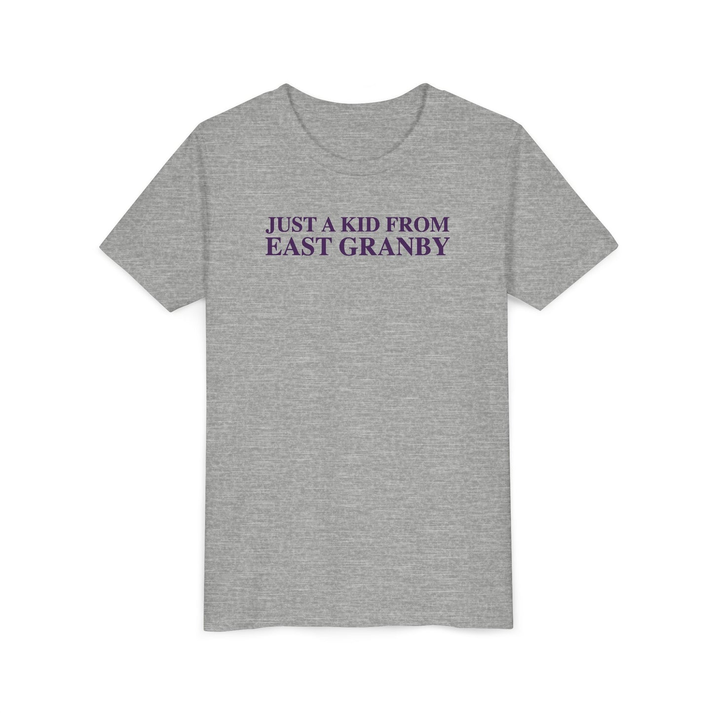 Just a kid from East Granby Youth Short Sleeve T-Shirt