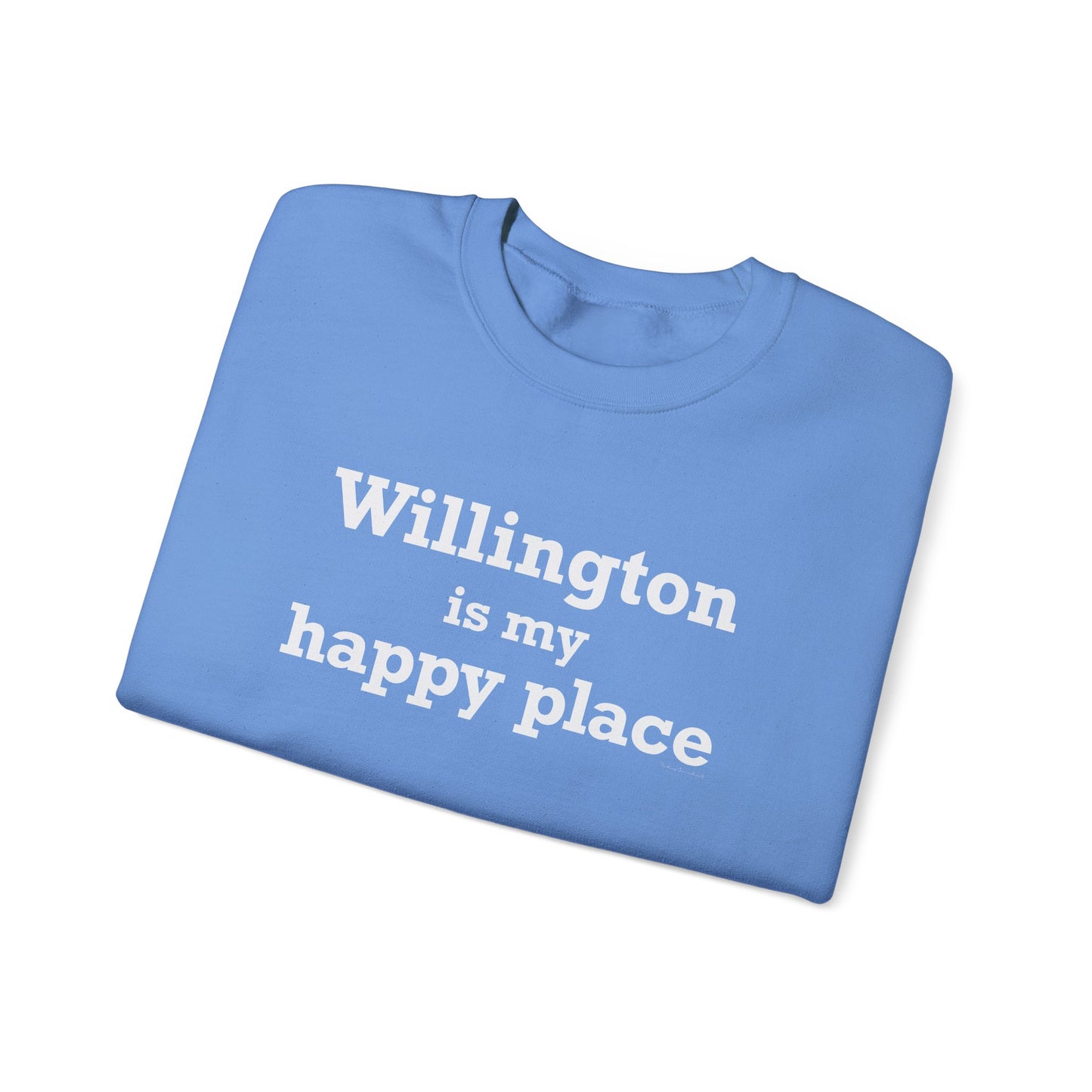 Willington is My Happy Place Unisex Heavy Blend™ Crewneck Sweatshirt