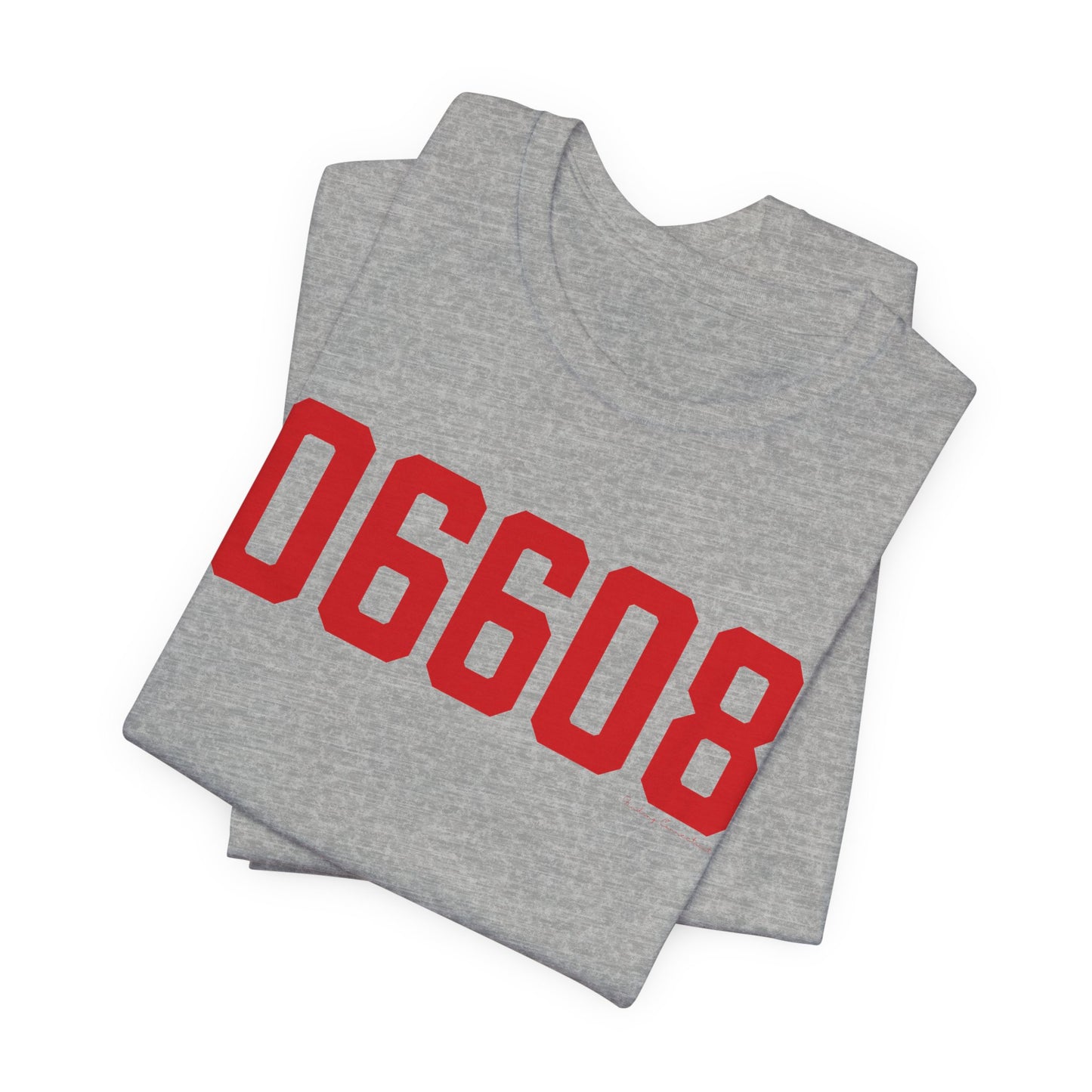 06608 Bridgeport Connecticut Zip Code Unisex Jersey Short Sleeve T-Shirt