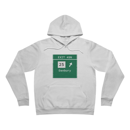 Vintage Merritt Parkway Exit 49N Sign Unisex Sponge Fleece Pullover Hoodie