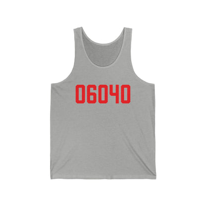 06040 Manchester Connecticut Zip Code Unisex Jersey Tank Top