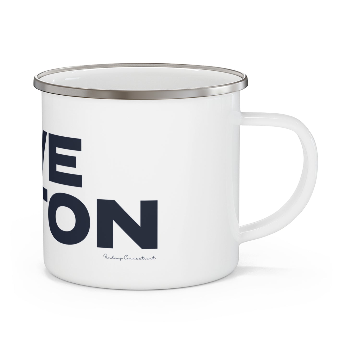 Love Wilton Enamel Camping Mug